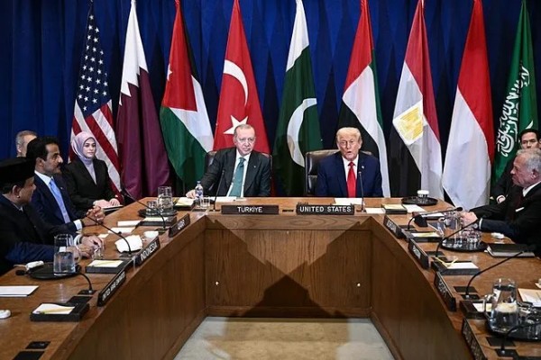 BM'de Gazze Zirvesi! Cumhurbaşkanı Erdoğan ile Trump bir araya geldi